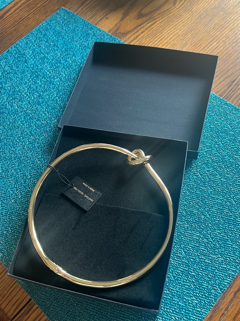 House of Harlow 1960 Gold Knot Collar Necklace